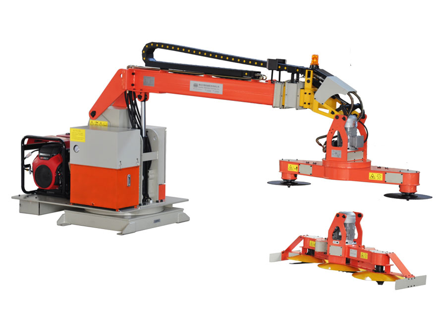 车载式双刀架公路绿篱修剪机