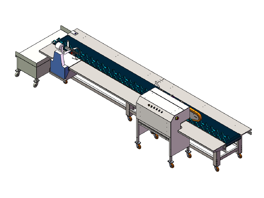 4.8米宽型蔬菜捆扎切割线