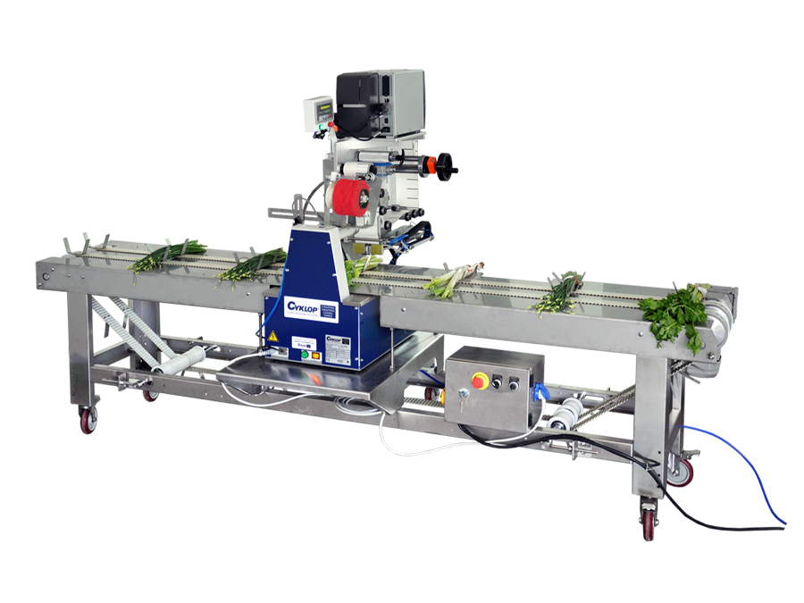 即时打印标签蔬菜流水捆扎线